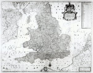 Een nieuwe kaart van het Koninkrijk Engeland en de Prinsdom van Wales, 1669